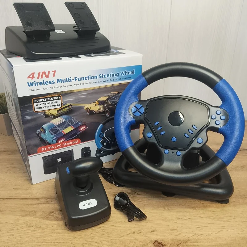 Ігрове кермо з коробкою передач і педалями для PS3/PS4/ПК Лучшая цена, фото 1