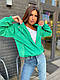 Жіноча куртка вітровка 42-44; 46-48 блакитний, зелений, чорний - фото 3 - id-p2742419911