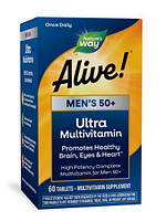 Вітаміни для чоловіків Nature's  Alive! Men's 50+ Ultra Multivitamin 60 таблеток