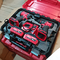 Набор аккумуляторных инструментов 2 в 1, 36V дрель-шуруповерт и ударный гайковерт HP227