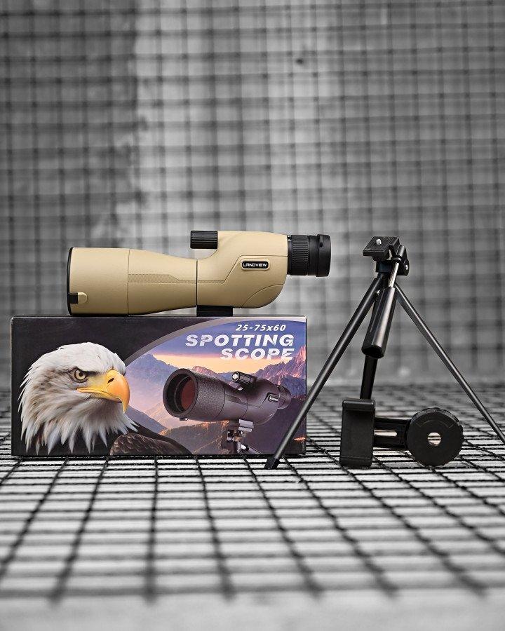 Монокуляр зі штативом Spotting score 25-75x60