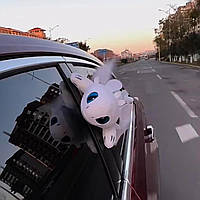 Іграшка на машину дракон беззубик 27 см із кріпленням на поверхню + для підвішування, беззубик