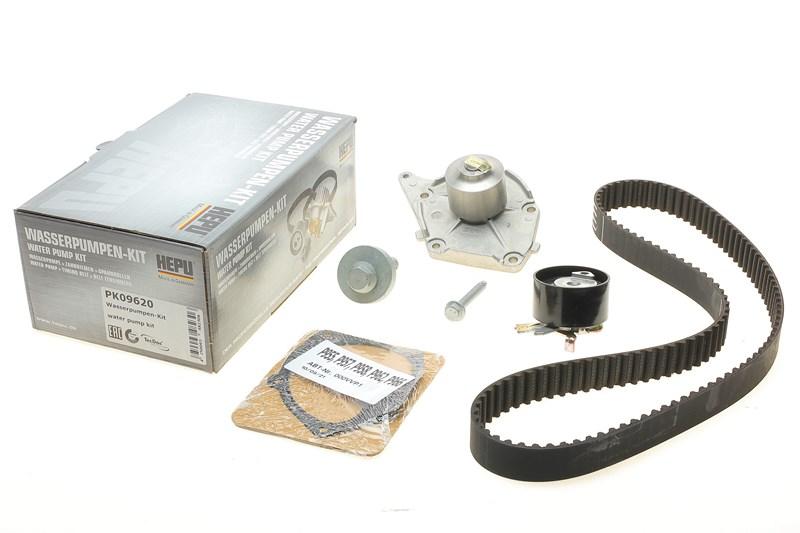 Водяний насос + комплект ГРМ DACIA LOGAN, NISSAN KUBISTAR, SUZUKI JIMNY, HEPU (PK09620), фото 1