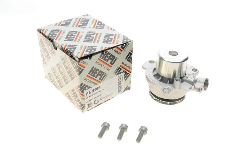 Водяний насос, помпа MAN TGE, SEAT ALHAMBRA, SKODA KAROQ, HEPU (P669M), фото 1