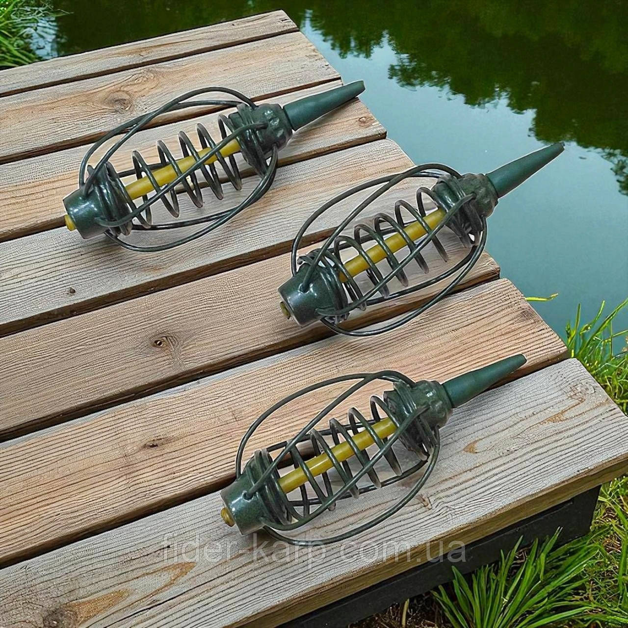 🇺🇦 Рибальська кормушка "Торнадо" √11 (власне виробництво) , вага 20 грамів 🇺🇦, фото 1