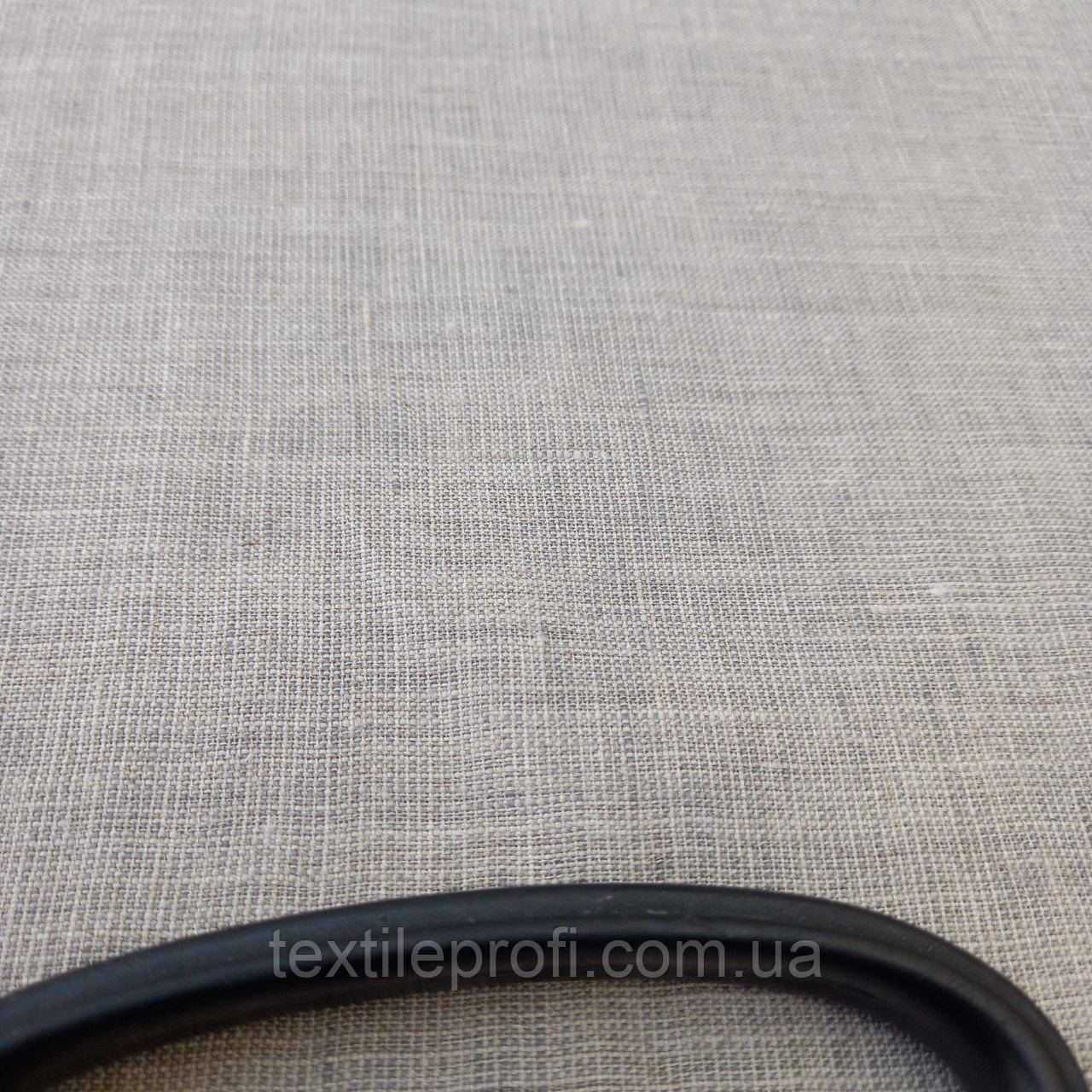 Льон натуральний світло-сірий (шир. 310 см), фото 1