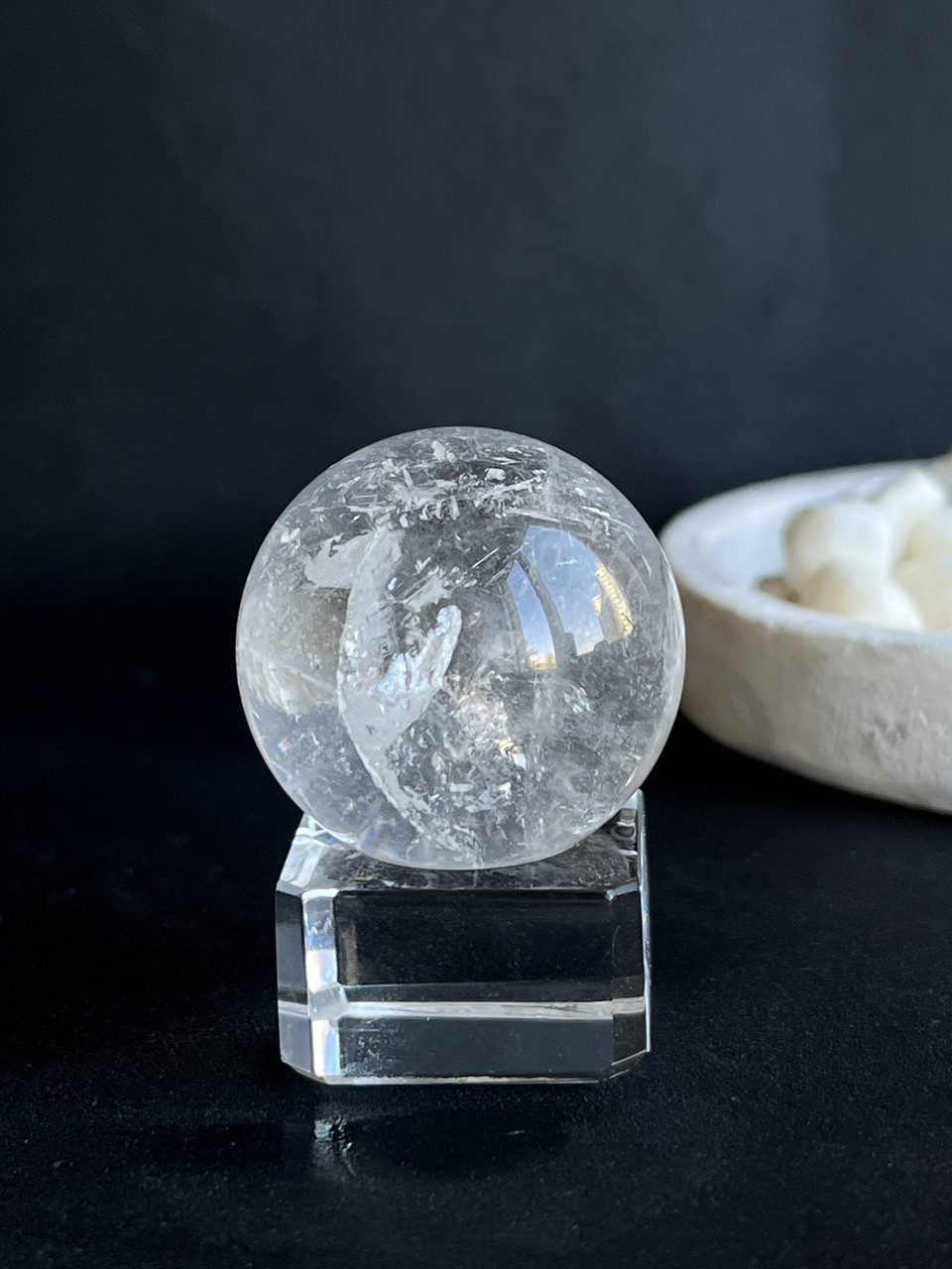 Сфера гірський кришталь натуральний сфера куля шар з гірського кришталю 30,5 мм., фото 1