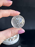 Сфера гірський кришталь натуральний сфера куля шар з гірського кришталю 30,5 мм., фото 6