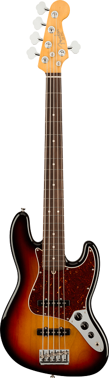 5-струнна бас-гітара FENDER AMERICAN PRO II JAZZ BASS V RW 3TSB, фото 1