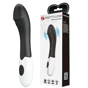Вібратор для точки G Pretty Love Elemental Vibrator чорний, 19 х 3.2 см