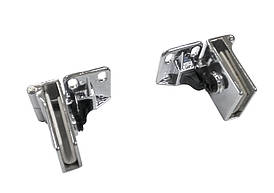 Завіса для скла кутова хром