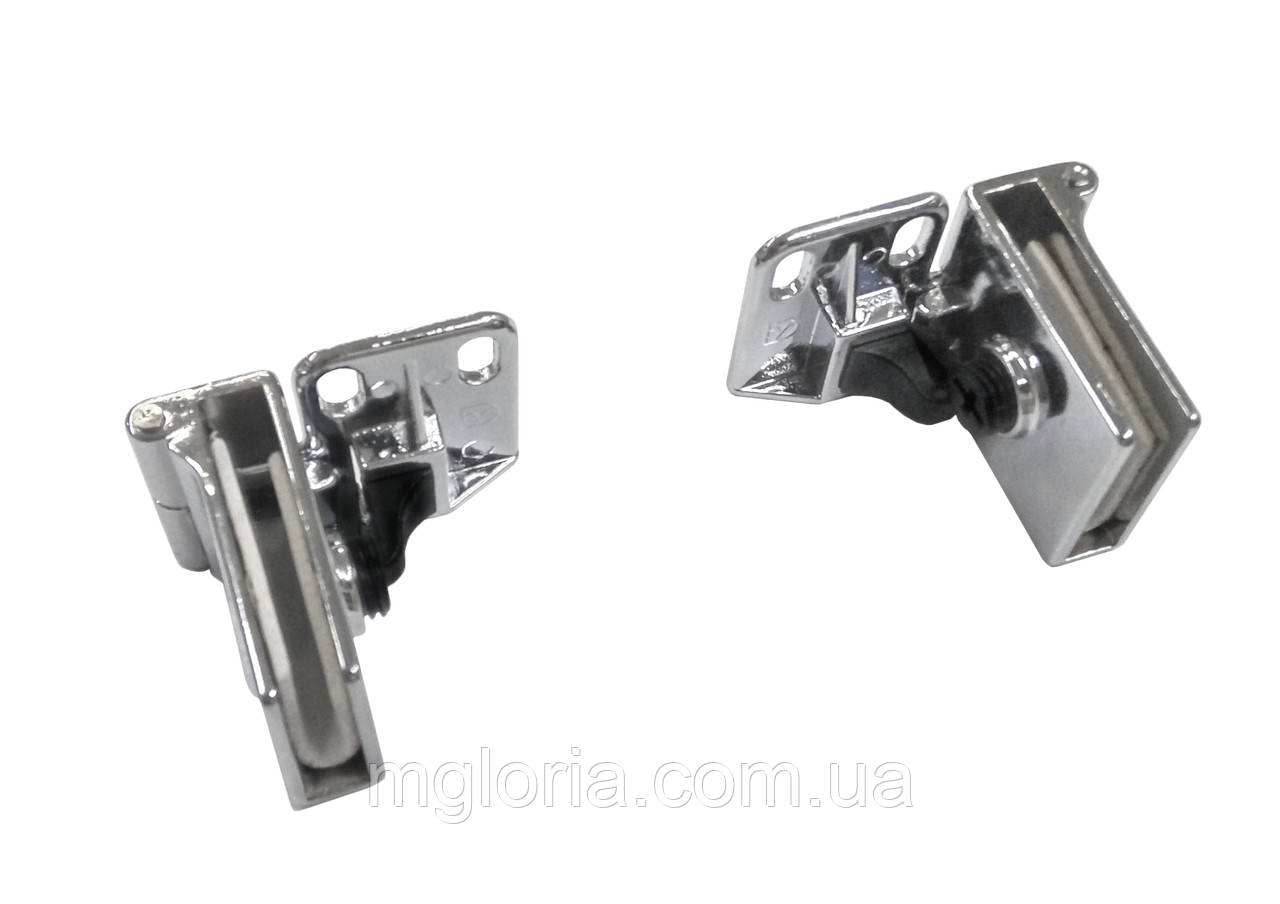 Завіса для скла кутова хром, фото 1