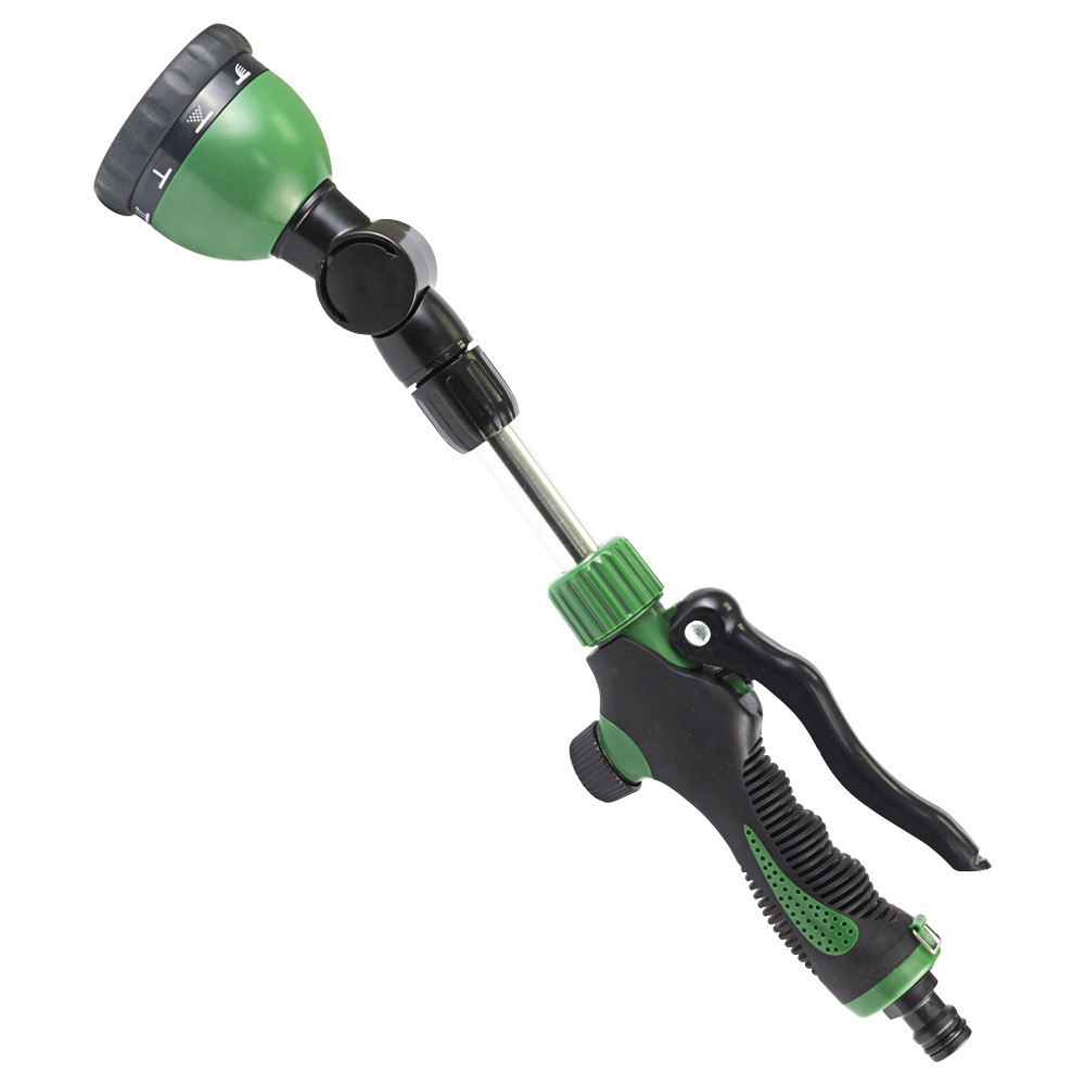 Пістолет-розпилювач 9 режимів з подовжувачем 400мм поворотний (пластиковий) GRAD (5012335), фото 1