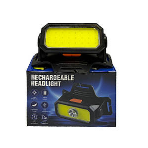 Ліхтар налобний micro USB Bailong BL-5120 240шт 6888