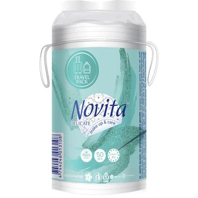 Ватні диски косметичні Novita Delicate 50 шт, фото 1