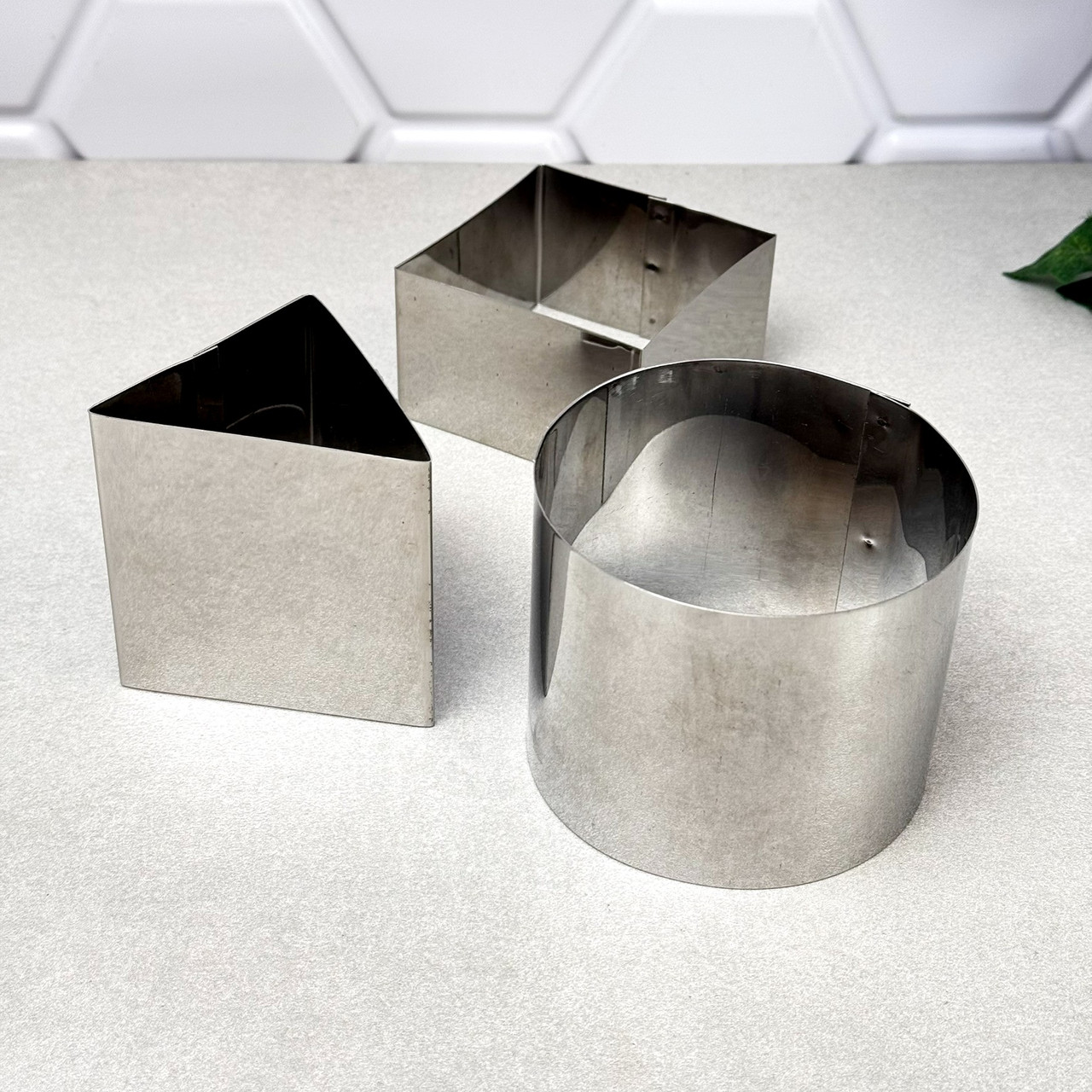 Набір форм для оформлення страв нержавіюча сталь 3 шт Vior