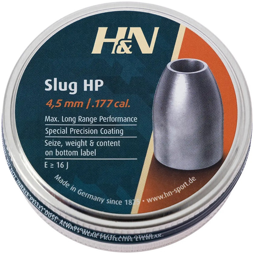 Кулі H&N Slug HP 4.5 мм 0.65 грам 400 шт/уп