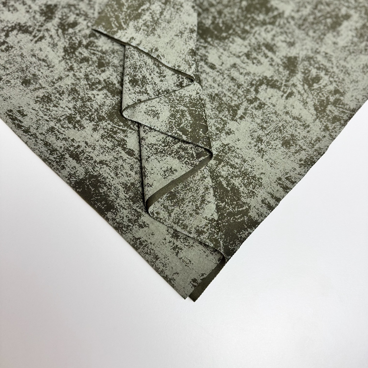 Стрейч кулір "Хакі мрамор" - 180см. (ротація)