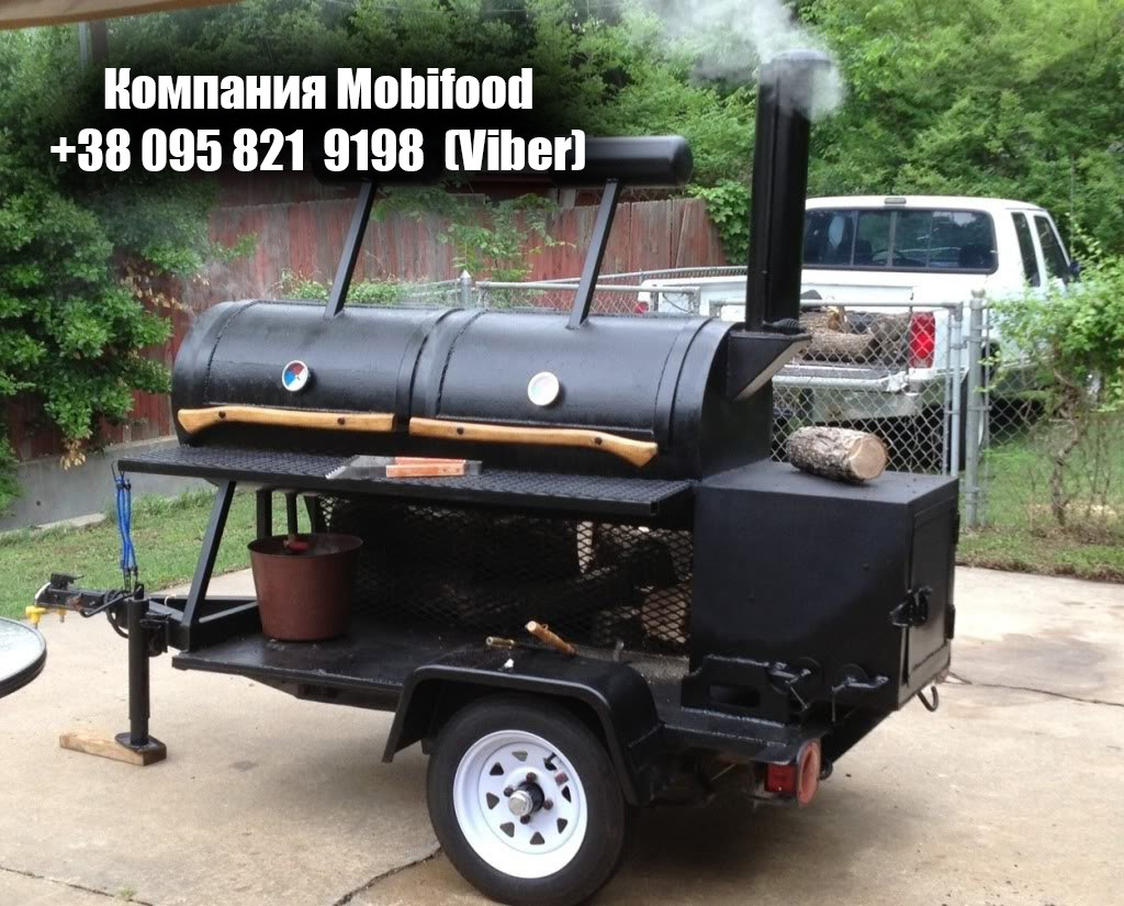 Автопричіп для вуличної їжі "BBQ" (ТАП-3), фото 1