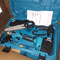 Аккумуляторный набор 2 в 1: мини-пила 8" + секатор. Два аккумулятора iC227