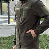 Тактична фліска ЗСУ. Якісна армійська флісова кофта, фото 3
