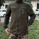 Тактична фліска ЗСУ. Якісна армійська флісова кофта, фото 4