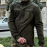 Тактична фліска ЗСУ. Якісна армійська флісова кофта, фото 5