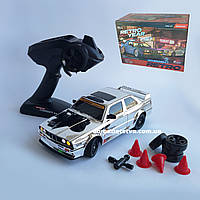 Машинка для дрифту BMW M3 Drift дріфт БМВ на радіокеруванні Світло, Акумулятор 50 км/год 1:16 (Хром)