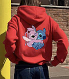 Жіноче худі з принтом на спині "Стіч", фото 5