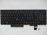 Оригінальна клавіатура Lenovo T15p, P15v, P15, P17, Gen 1, Gen 2, Gen 3 (US, Black, Підсвічування, Pointstick), фото 2