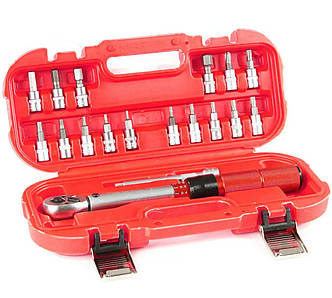 Динамометричний ключ 1/4" з діапазоном 2-24 Нм Mar-Pol M53578 + кейс