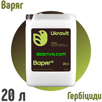 Гербіцид Варяг 20 л. (Метолахлор, 315 г/л + тербутилазин, 190 г/л)