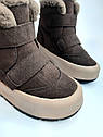 Зимові черевики для дівчинки Bi&Ki 01426 B коричневі р.32-37, фото 7