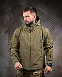 Польова куртка LINKOLN олива з подвійною блискавкою та манжетами ПП7948 ТМ, фото 2