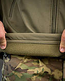 Польова куртка LINKOLN олива з подвійною блискавкою та манжетами ПП7948 ТМ, фото 8