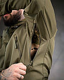 Польова куртка LINKOLN олива з подвійною блискавкою та манжетами ПП7948 ТМ, фото 10