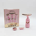 Мікрострумовий масажер для обличчя + 3 насадки / Ліфтинг масажер для шиї та обличчя / Масажер для очей, фото 9