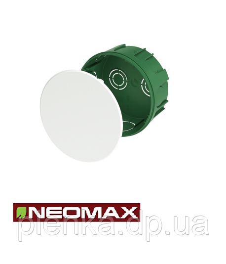 Коробка розподільна Ø70х45мм для суцільних стін NEOMAX NX1040 кругла, фото 1