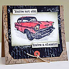 Набір силіконових штампів для скрапбукінгу Машина CHT185, фото 2