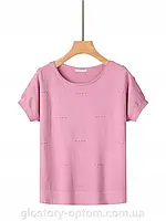 Футболка жіноча оптом, Glo-story, M/L-XL/2XL pp,  № WMY-5361, фото 6