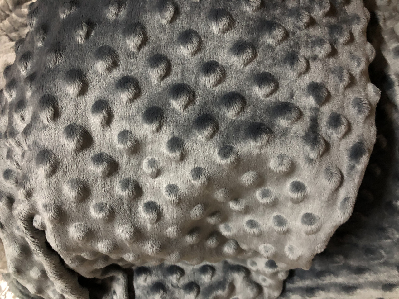 Плюшевий чохол для кушетки Elit Lab: дотс графіт, 80×220 см, фото 1