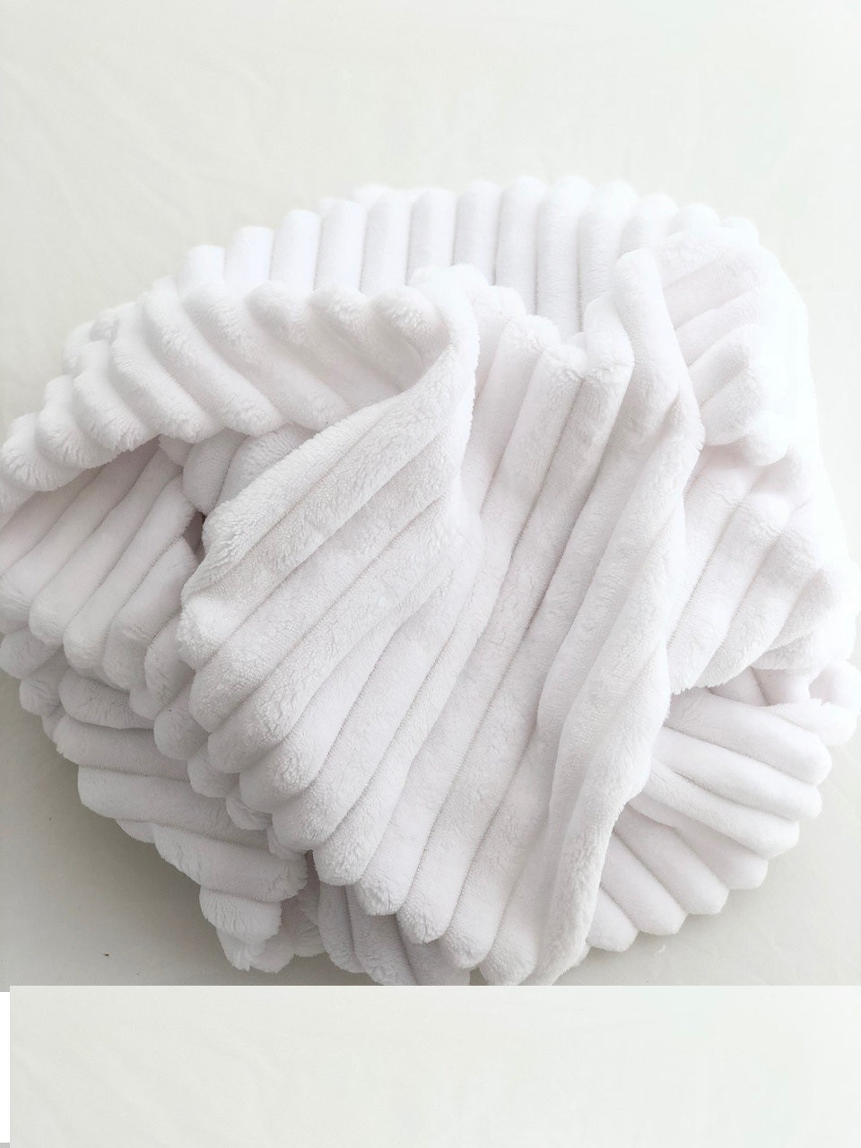 Плюшевий чохол для кушетки Elit Lab: білий шарпей, 80×220 см, фото 1