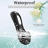 Кліторальний стимулятор з вакуумом, Чорний вібратор для сосків та клітора, Інтимні іграшки, фото 10