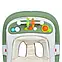 Дитячі ходунки Bambi M5032L-5 – зелені, з музикою та підсвічуванням, стопором та шкіряним сидінням, фото 4