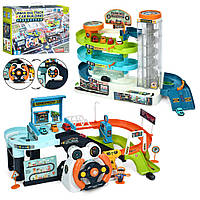 Велика Парковка Трек Гараж 2в1 з автоматичним ліфтом T 103-55 Y довжина 95 см