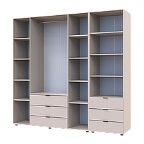 Шафа для одягу Doros Гелар Кашемір 4ДСП з пеналом 215х49.5х203.4 (42005176), фото 3