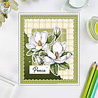 Набір силіконових штампів для скрапбукінгу Квіти CHT192, фото 2