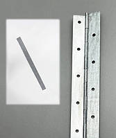 Петля рояльна оцинкована довжина 500 мм товщина 0,5 мм для меблів складна поворотна