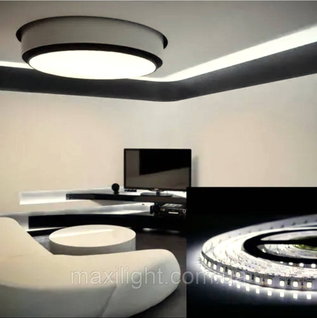 Світлодіодна стрічка OEM ST-12-2835-120-NW-20-V2 915 Lm/m нейтральна біла, негерметична, 1м