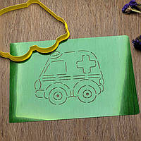 Швидка допомога, форма та трафарет 10 см